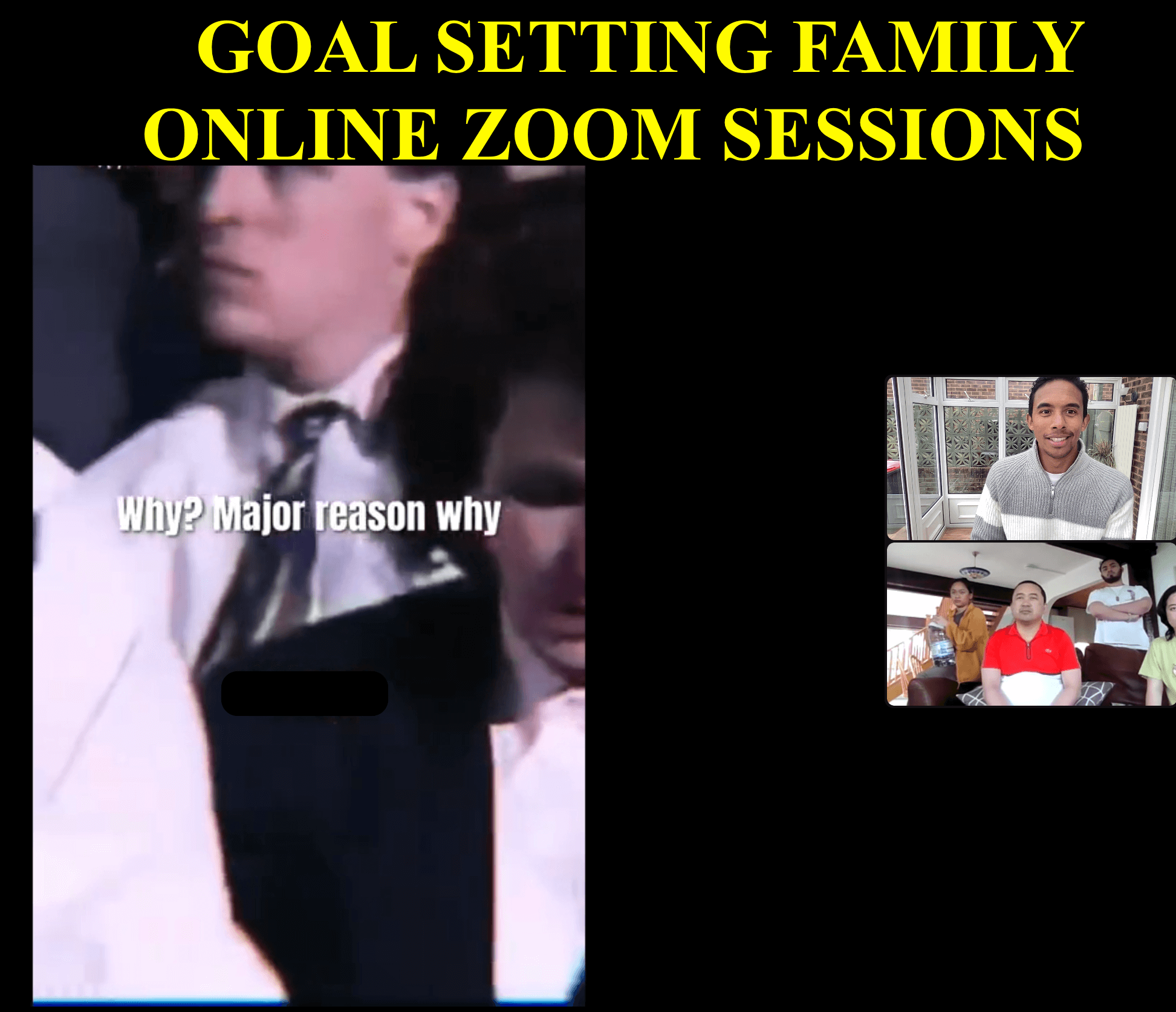 Goal setting family sessions