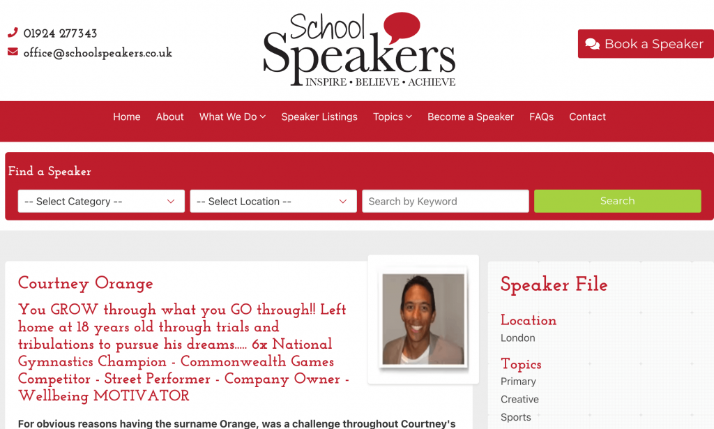 School Speakers - university speakers - education speakers 