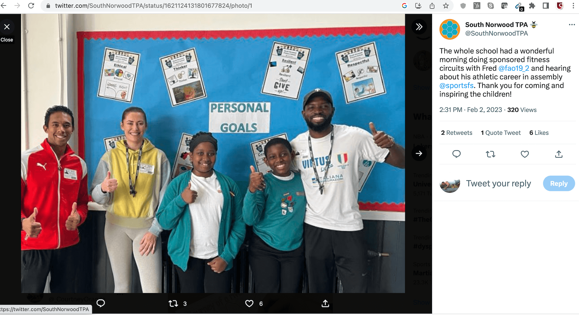 School motivation Speakers ENERGISES Primary School in CROYDON UK