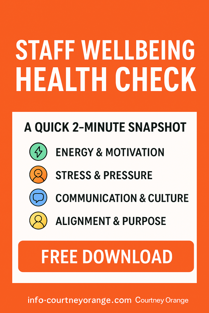 Free Educators Staff Wellbeing Health Check