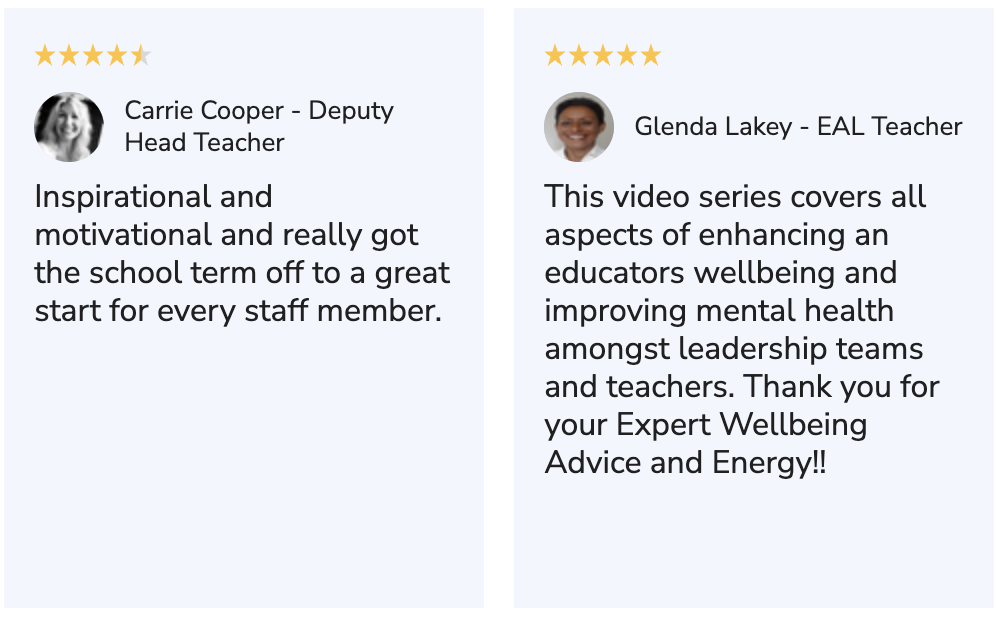 Educators’ Emotional Resilience 8-Part Video Series - Courtney Orange