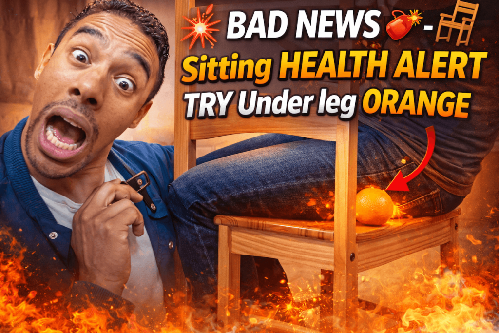 BAD NEWS 🧨 🪑 - Sitting HEALTH ALERT - TRY Under leg ORANGE Passes