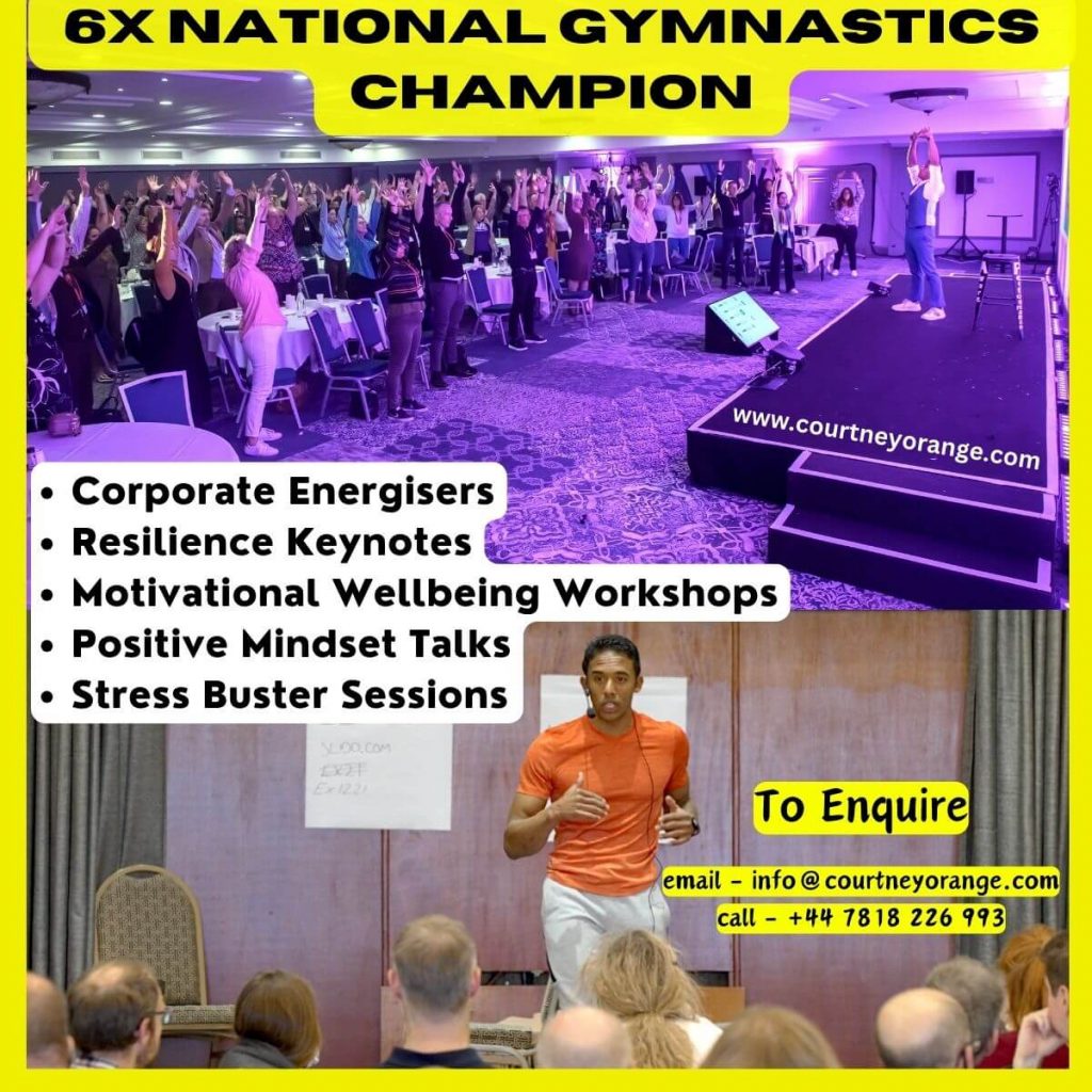 Corporate Energisers - Resilience Keynotes - Motivational Wellbeing workshops, Positive Mindset Talks - Stress Buster Sessions