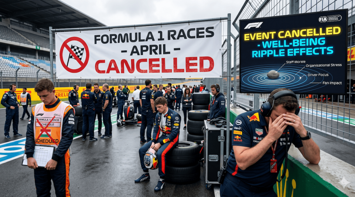 F1 - Race Cancellations - Mental Health & Wellbeing of Staff