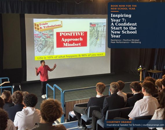 Inspirational Speaker for Year 7 Students/ Setting the Tone for the New Academic Year